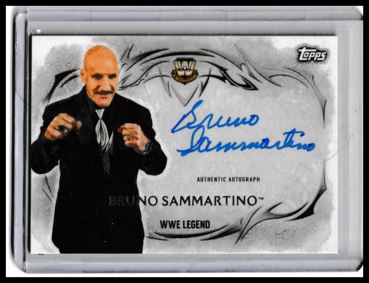 2015 Topps Undisputed Bruno Sammartino Autograph – WWE Legend Auto