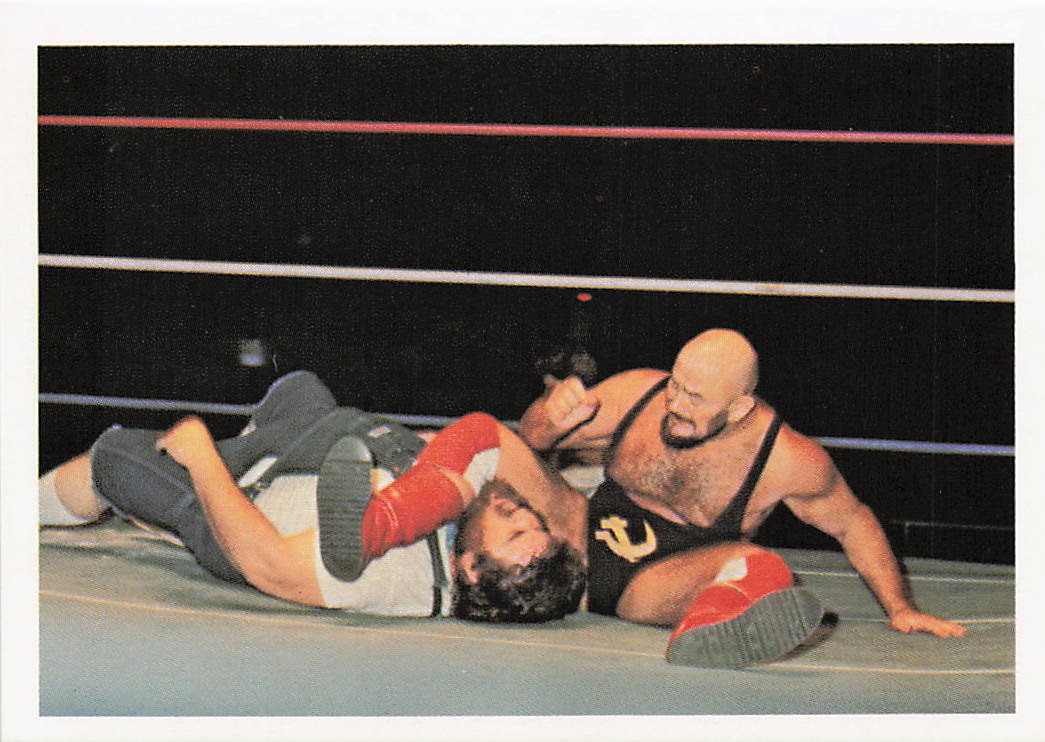 Vintage Ivan Koloff wrestling card from 1988 Wonderama NWA series, featuring NECC branding and classic wrestling design.