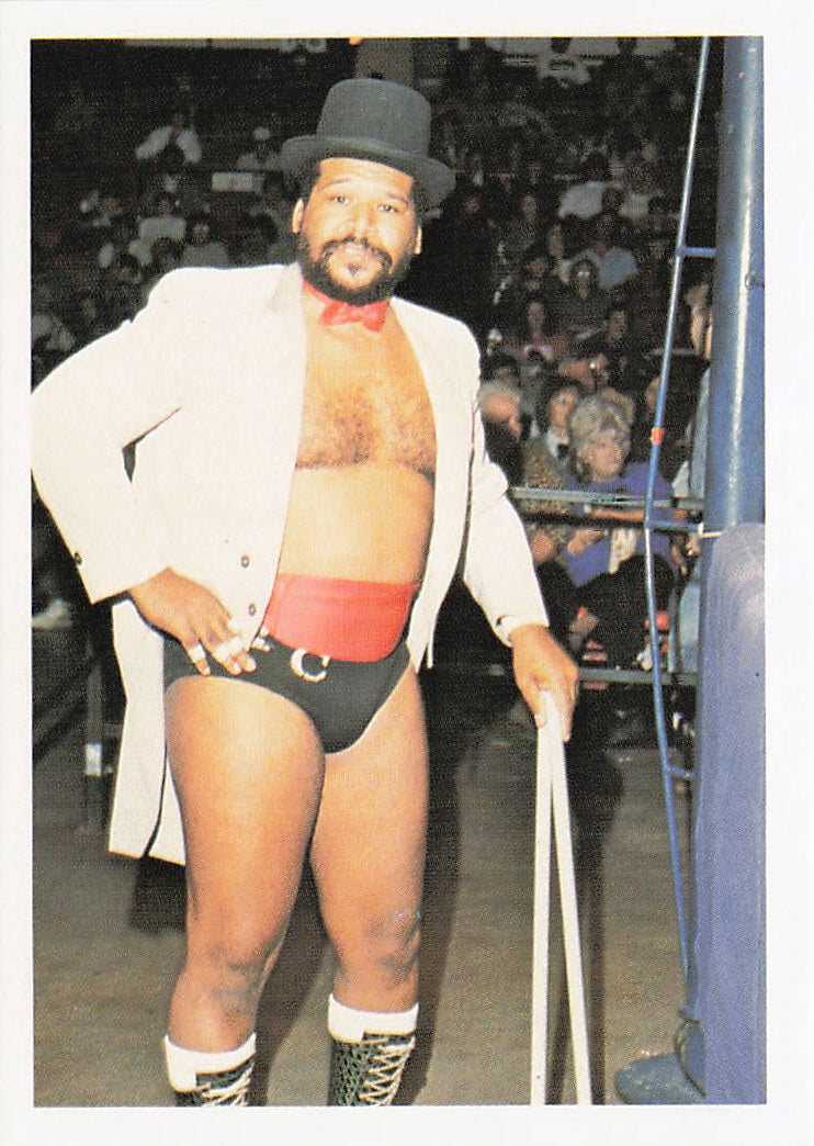 Front of NECC Tiger Conway 1988 Wonderama NWA Wrestling Card #178, featuring Tiger Conway in wrestling pose.