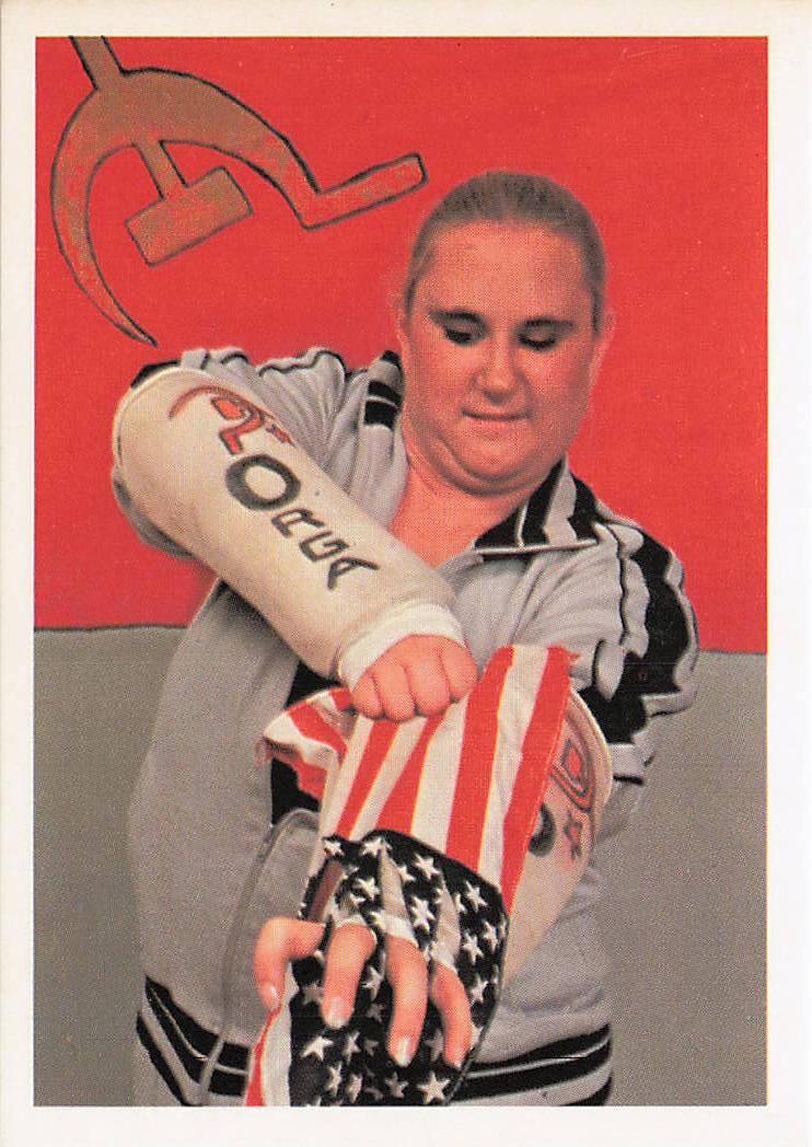 NECC Comrade Orga 1988 Wonderama NWA wrestling card #342 featuring vintage wrestling action and classic design.