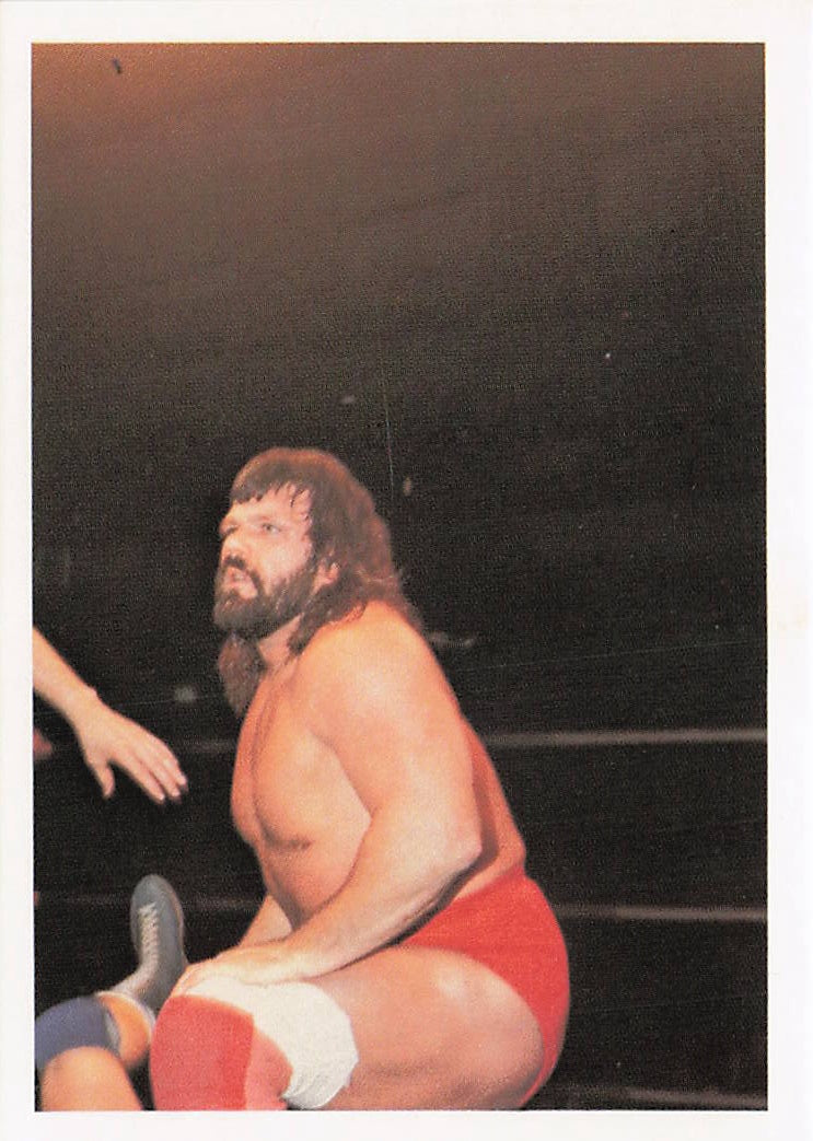 "NECC wrestling card of Dr. Death Steve Williams from 1988 Wonderama NWA Wrestling Card #297, front view showing colorful design."