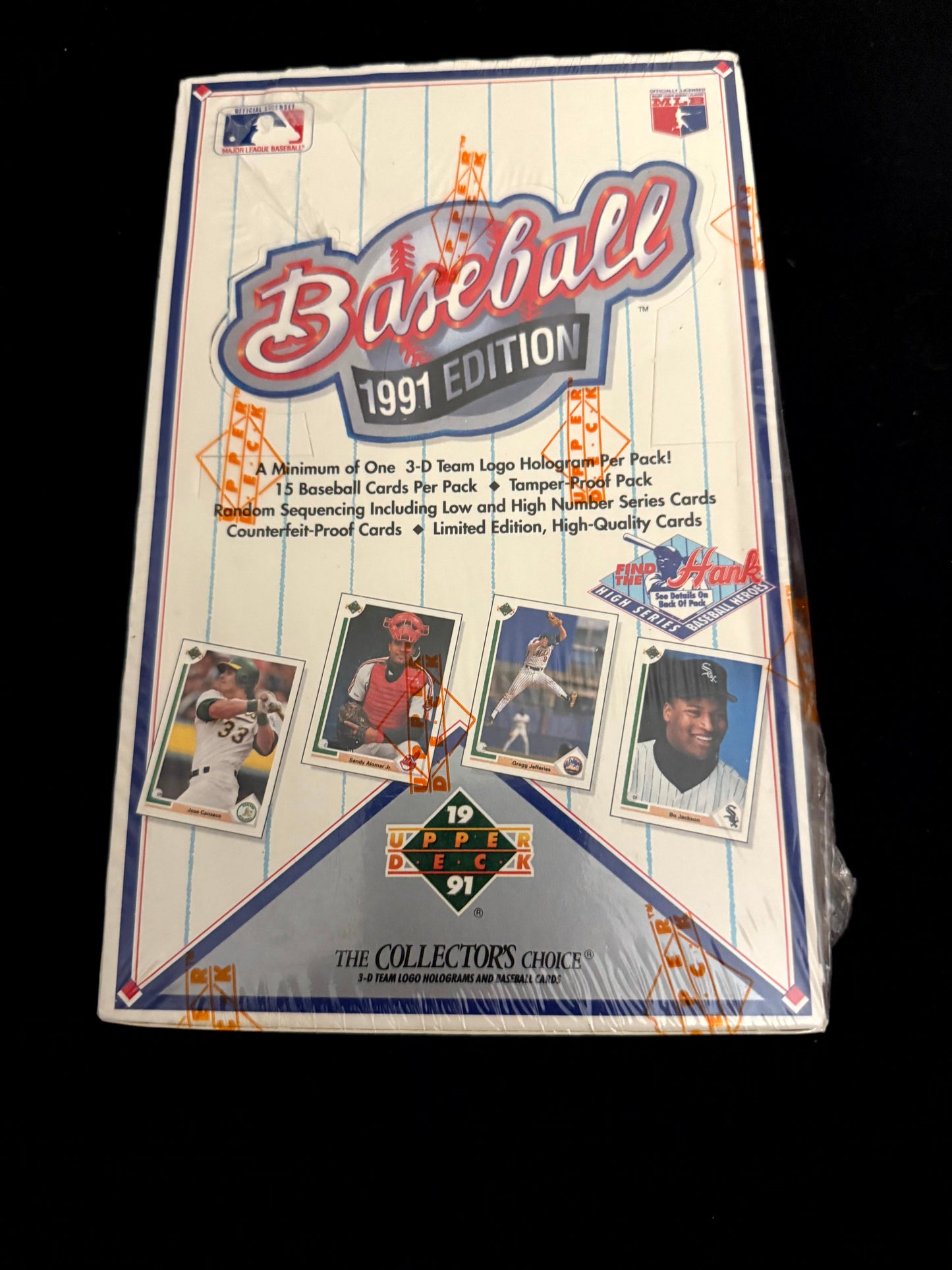 1991 Upper Deck Baseball High Series Wax Box – Factory Sealed