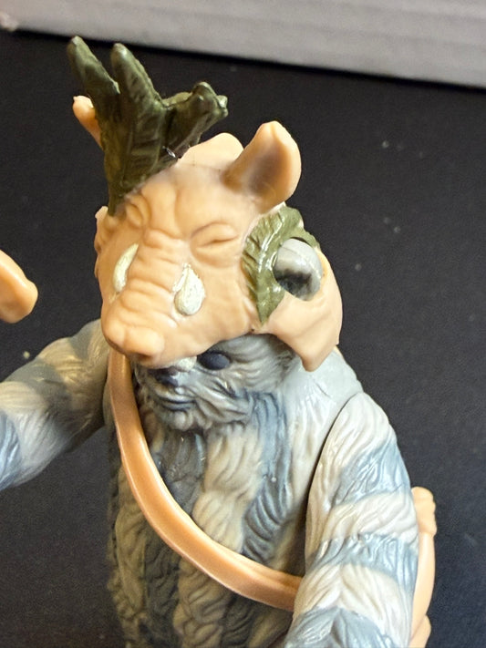 Vintage 1983 Kenner Star Wars Teebo Complete w/ Headdress & Staff – Excellent Condition sports trading card product image