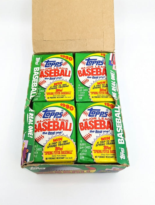 1990 Topps Baseball Wax Box – Unopened - Frank Thomas NNOF
