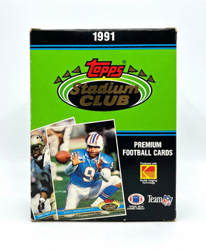 1991 Stadium Club Football Sealed Box – Topps NFL Premium Cards