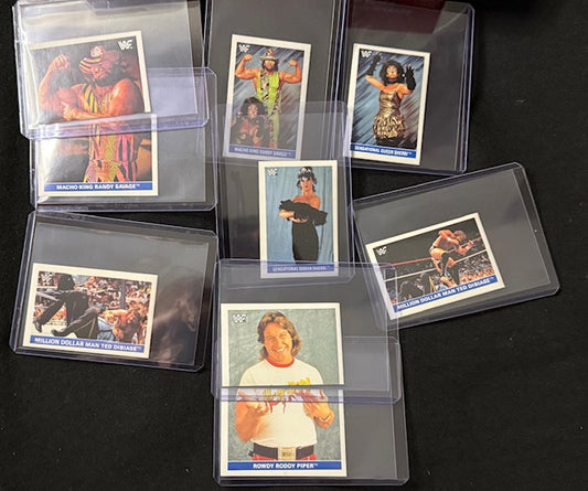 1991 WWF Euroflash Complete Sticker Set – Vintage European Issue (Hogan, LOD, Warrior)