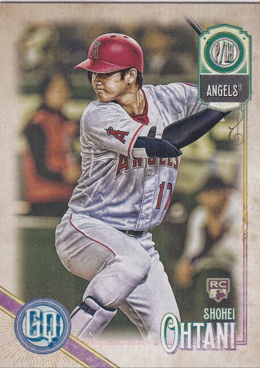 Shohei Ohtani 2018 Topps Gypsy Queen Rookie Card #89 front and back