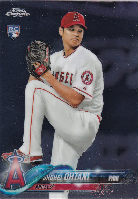Shohei Ohtani 2018 Topps Chrome Rookie Card #150 Angels