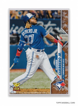 2020 Topps Vladimir Guerrero Jr Memorial Day Camo /25 #182 Blue Jays SP