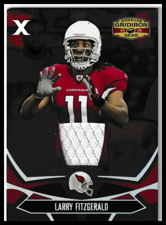 2008 Donruss Gridiron Gear Larry Fitzgerald Jerseys X's #/100 Arizona Cardinals