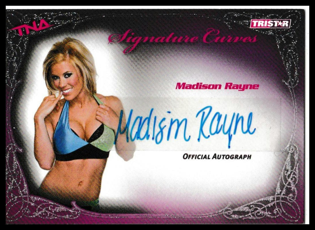 2009 TriStar TNA Knockouts #KA7 Madison Rayne Signature Curves