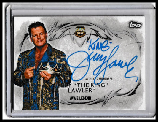 2015 Topps Undisputed Jerry “The King” Lawler Autograph – WWE Legend Auto