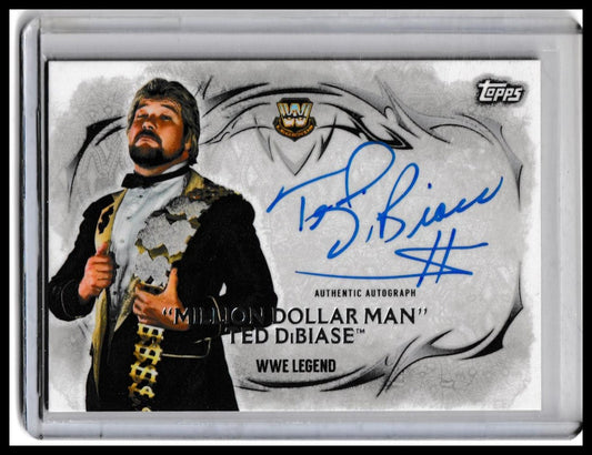 2015 Topps Undisputed Ted DiBiase Autograph – Million Dollar Man WWE Legend Auto