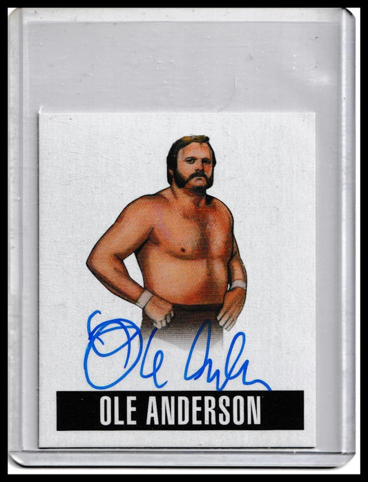 2014 Leaf Originals Wrestling Ole Anderson Autograph – Four Horsemen Legend Auto