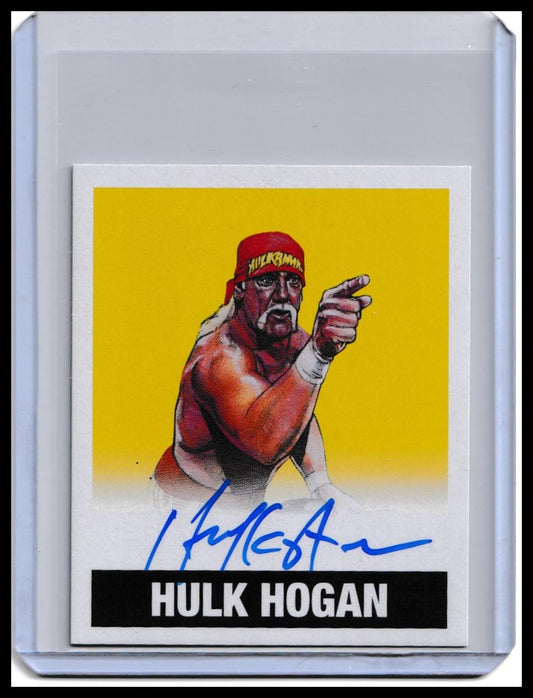2017 Leaf Originals Wrestling Hulk Hogan Autograph – Wrestling Icon Auto Yellow #/50