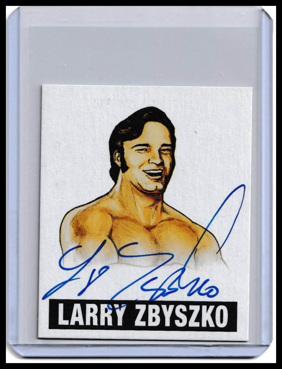 2012 Leaf Originals Wrestling Larry Zbyszko On-Card Autograph Card