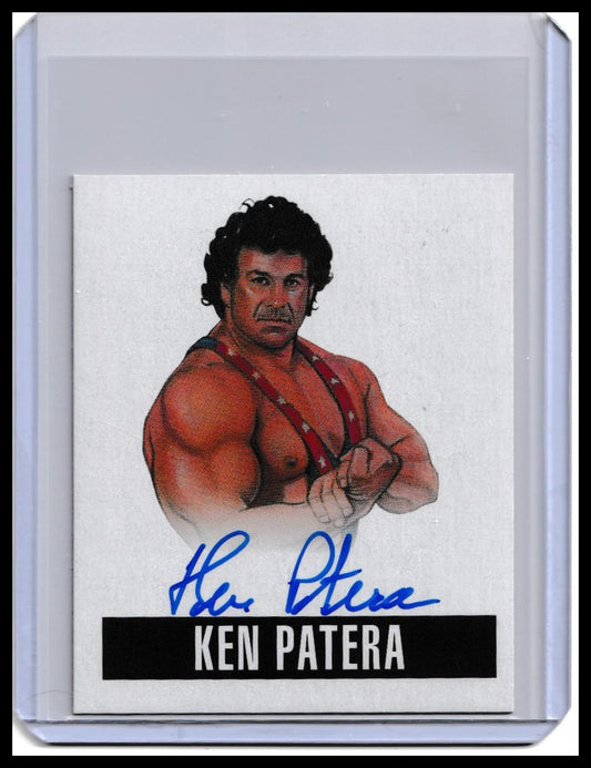 2014 Ken Patera Leaf Original Wrestling On-Card Autograph Card