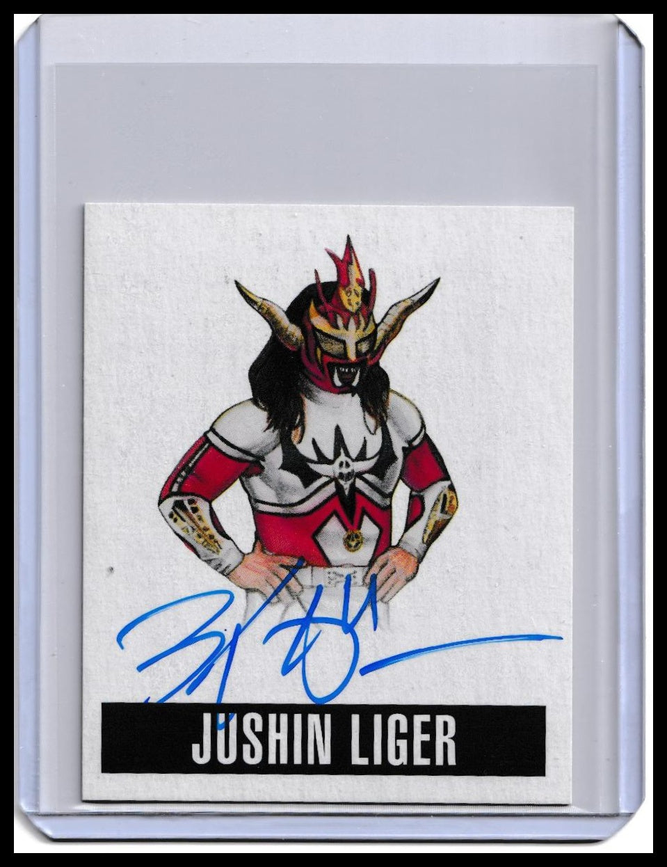 2017 Jushin Thunder Liger Autograph Card Leaf Originals Wrestling On-Card