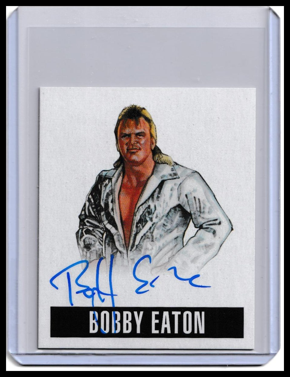 2017 Bobby Eaton Leaf Originals Wrestling On-Card Autograph Card