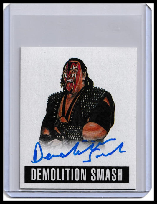 2014 Leaf Originals Wrestling Demolition Smash On-Card Autograph Card