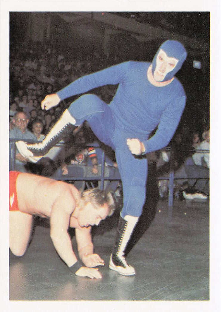 NECC Gladiator #2 1988 Wonderama NWA Wrestling Card #47 featuring vintage wrestling action and colorful design.