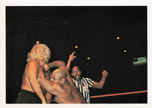 Shaska Whatley vs. Jimmy Valiant – 1988 Wonderama NWA Wrestling Card #79