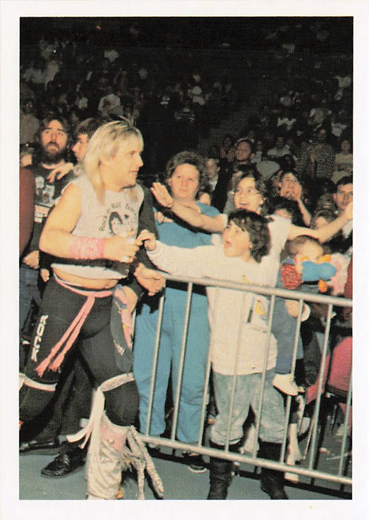 NECC Ricky Morton 1988 Wonderama NWA Wrestling Card #69 featuring wrestler Ricky Morton in action.