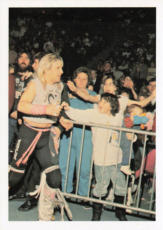 NECC Ricky Morton 1988 Wonderama NWA Wrestling Card #69 featuring wrestler Ricky Morton in action.