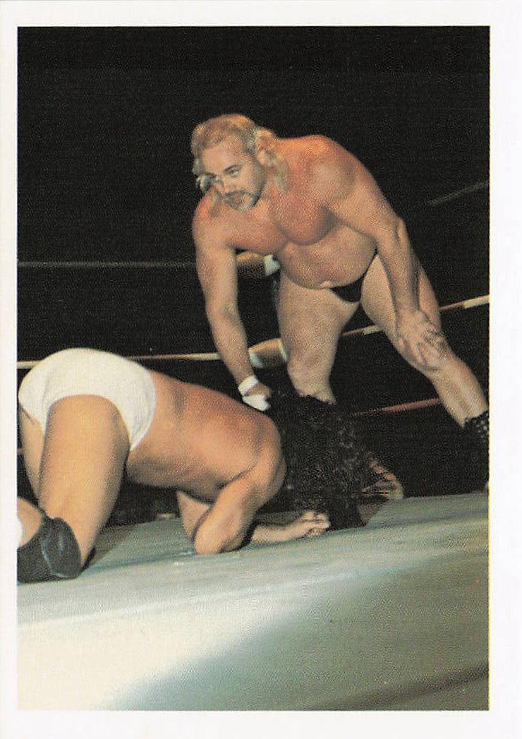 Kevin Sullivan wrestling card from 1988 Wonderama NWA series, collectible NECC wrestling cards featuring Kevin Sullivan.
