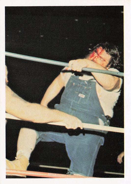 Front of NECC Mighty Wilbur 1988 Wonderama NWA Wrestling Card #106 featuring wrestler Mighty Wilbur in a classic pose