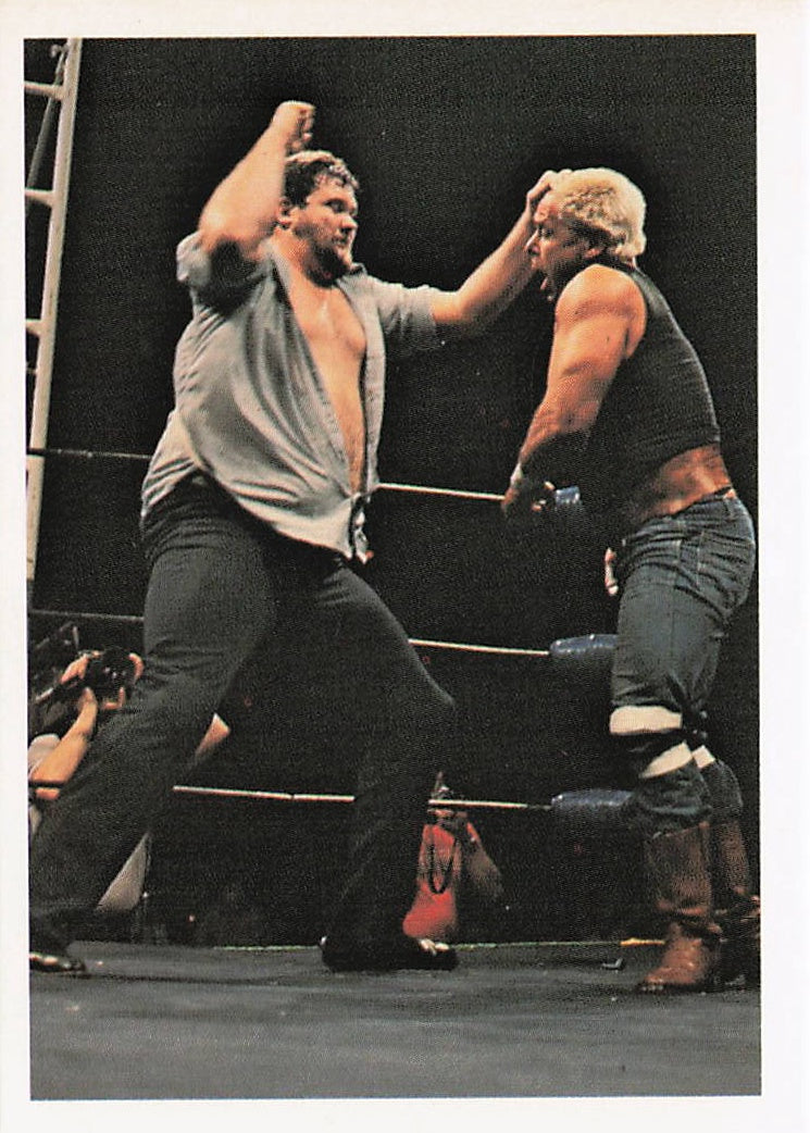 Front of NECC Big Bubba Rogers 1988 Wonderama NWA Wrestling Card #94 featuring wrestler pose and branding.