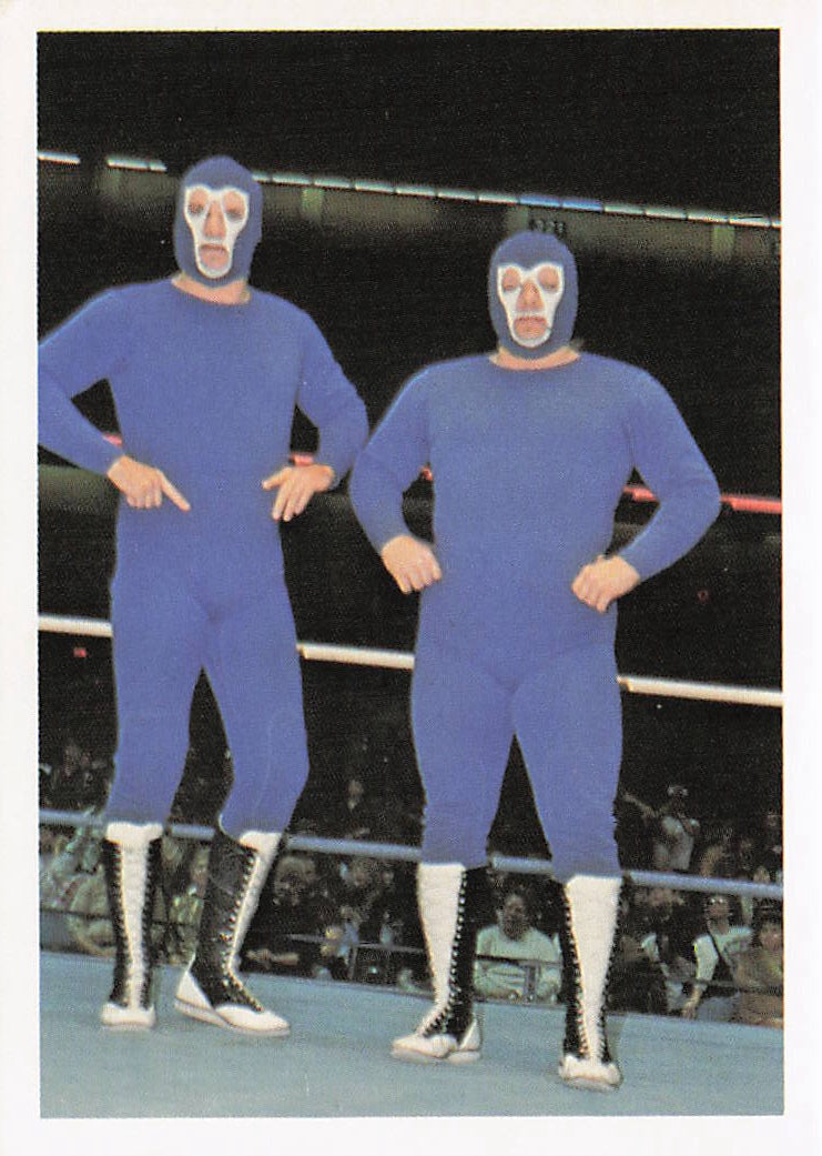 NECC Gladiators 1 & 1988 Wonderama NWA Wrestling Card #156 featuring vintage wrestling action and classic design.