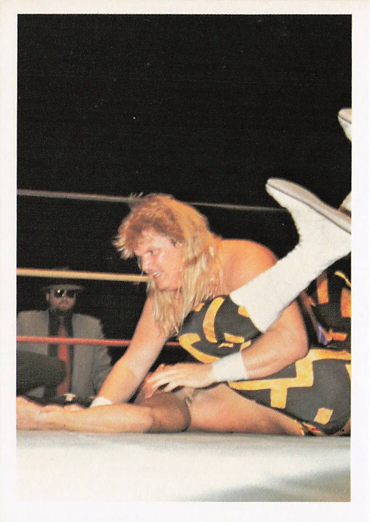 NECC Bobby Eaton 1988 Wonderama NWA Wrestling Card #209 featuring wrestler Bobby Eaton in classic action pose.
