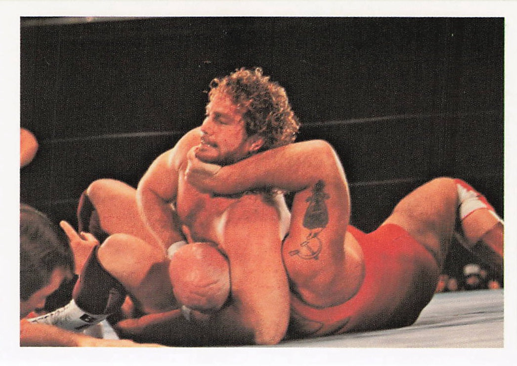 Brad Armstrong 1988 Wonderama NWA Wrestling Card #205 by NECC featuring wrestler Brad Armstrong in vintage wrestling collectible card style.