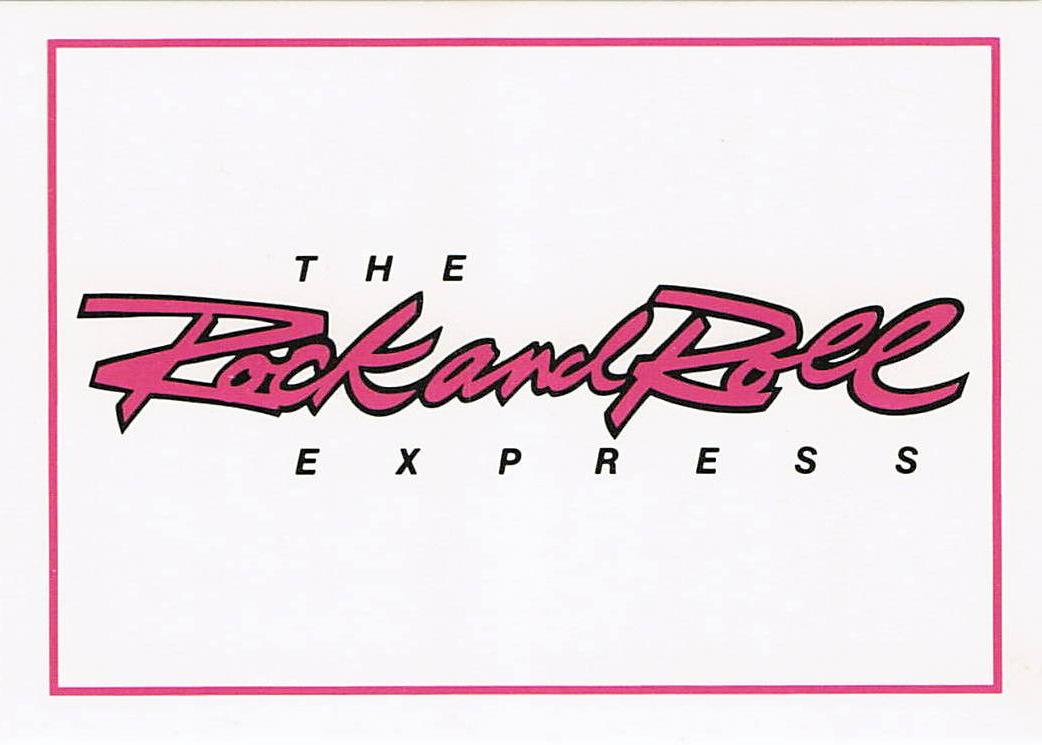 NECC wrestling card featuring Rock & Roll Express from 1988 Wonderama NWA Wrestling Card #204, front view with colorful design