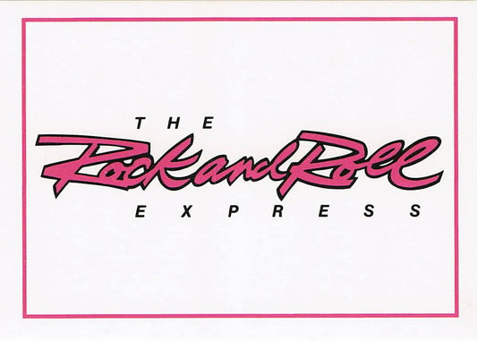 NECC wrestling card featuring Rock & Roll Express from 1988 Wonderama NWA Wrestling Card #204, front view with colorful design