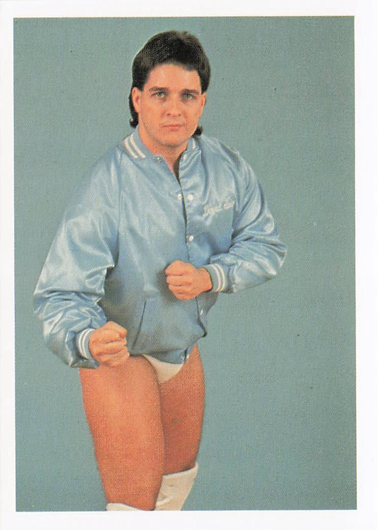 Front of NECC David Isley 1988 Wonderama NWA Wrestling Card #277 featuring wrestler David Isley in action.