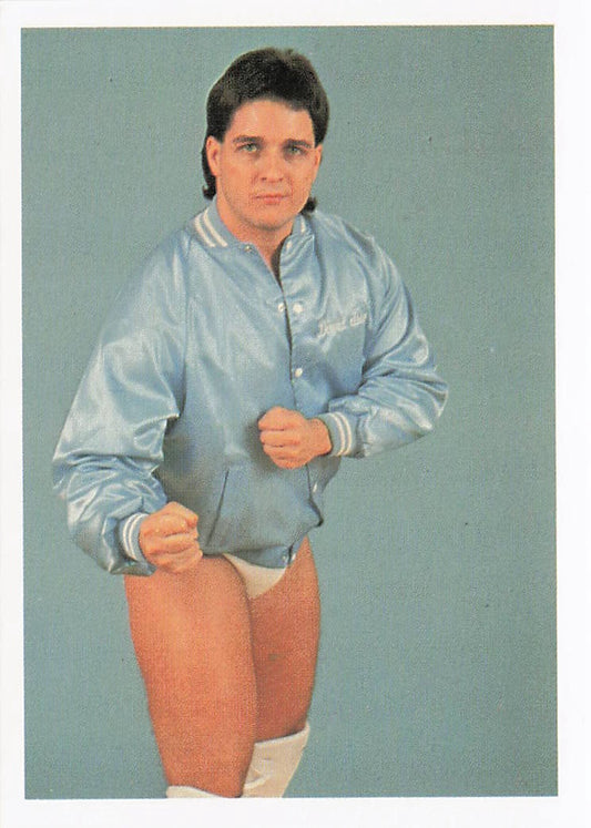 Front of NECC David Isley 1988 Wonderama NWA Wrestling Card #277 featuring wrestler David Isley in action.