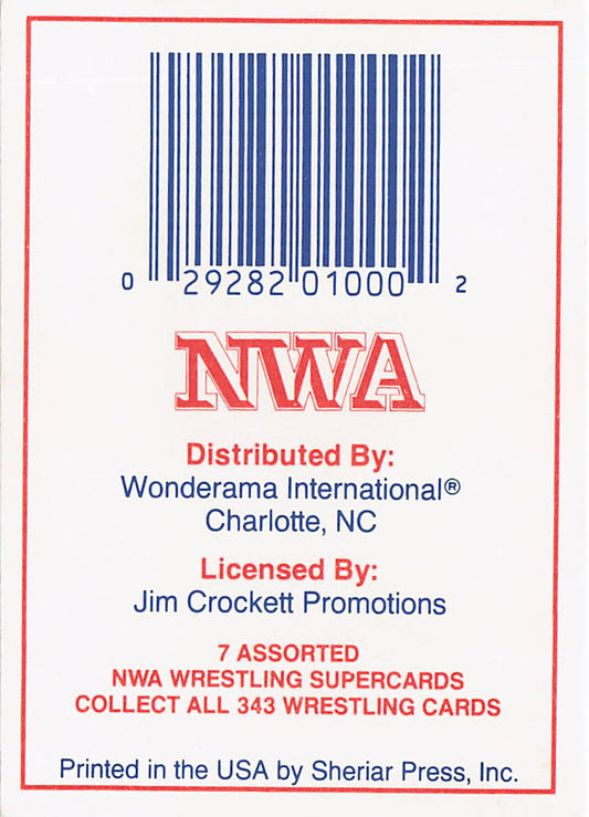 Checklist 301-343 – 1988 Wonderama NWA Wrestling Card #NNO