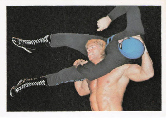 NECC wrestling card featuring Lex Luger vs. Gladiator from the 1988 Wonderama NWA Wrestling Card #306, front view image.