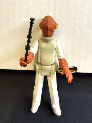 Vintage 1983 Kenner Star Wars Admiral Ackbar Complete w/ Blaster – Excellent Condition