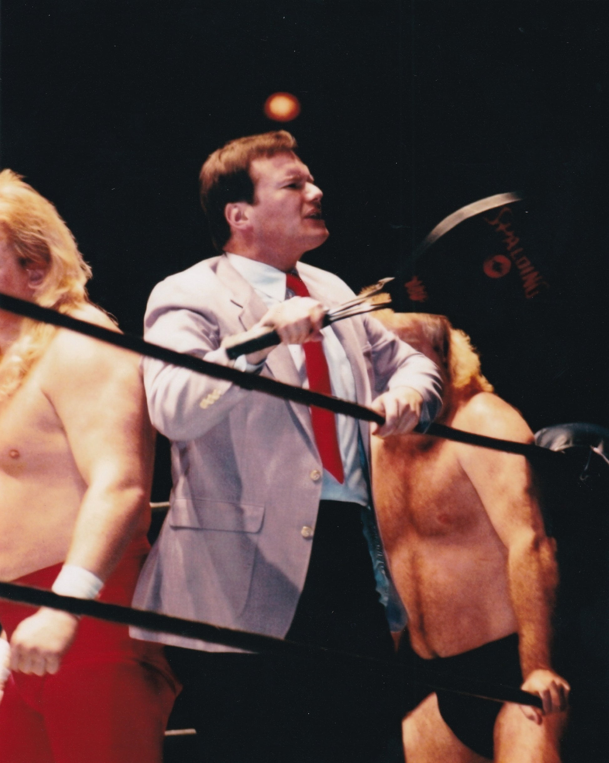 Jim Cornette Midnight Express NWA Philadelphia 1987 original arena photo