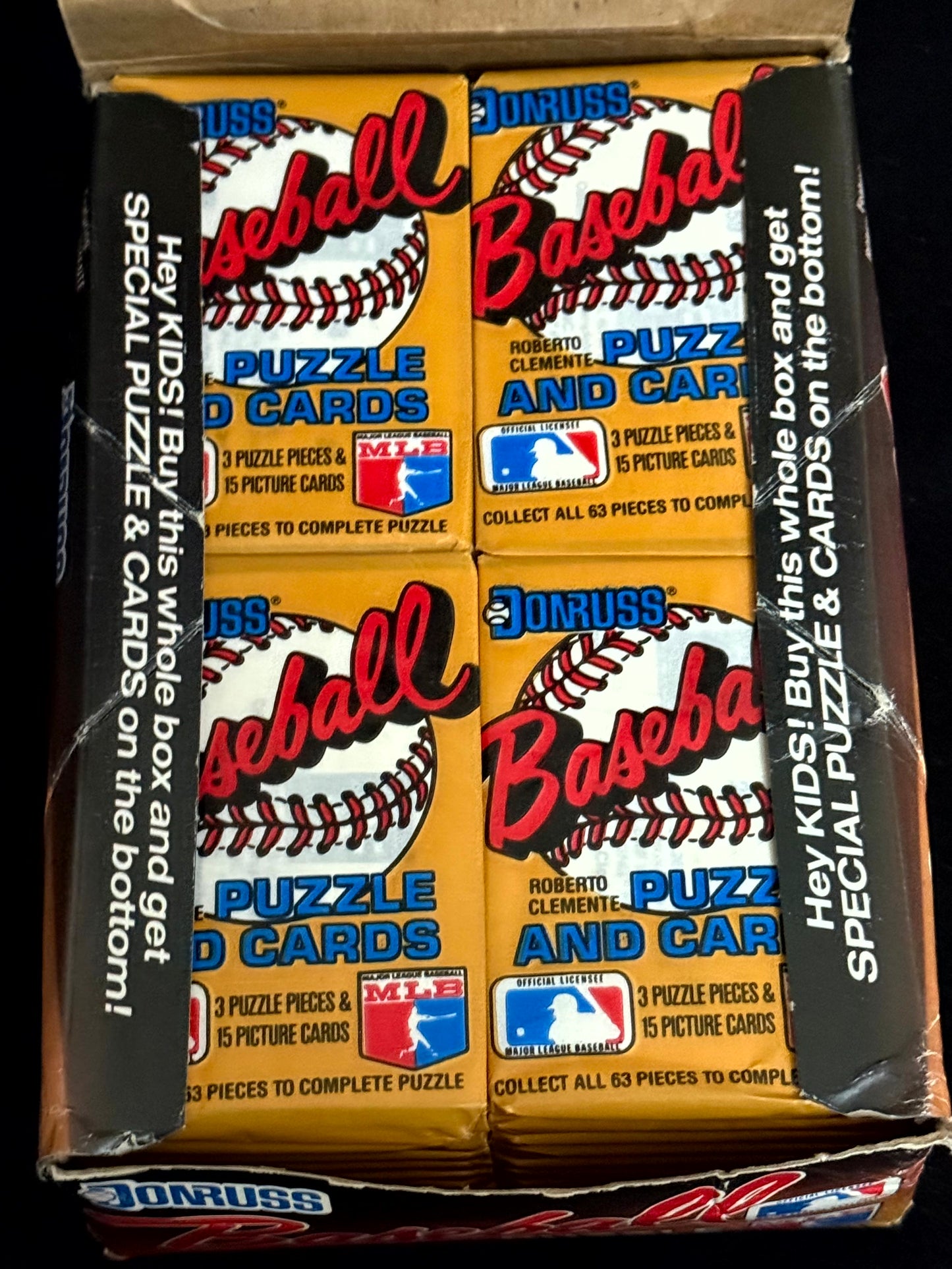 1987 Donruss Baseball Wax Box – 36 Pack Box (Unopened)
