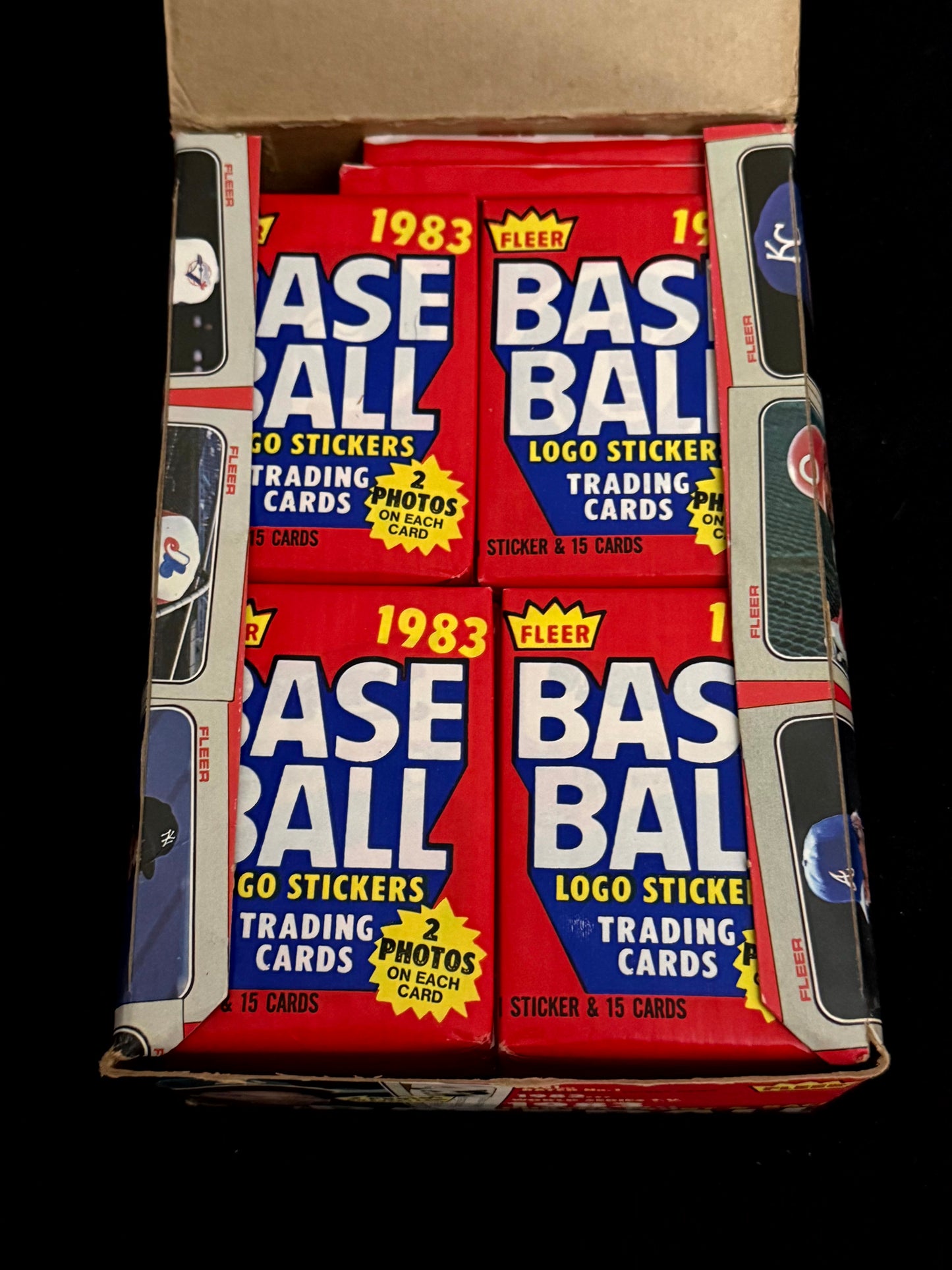 1983 Fleer Baseball Wax Box – 36 Pack Box (Unopened)