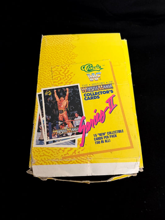 1990 Classic WWF WrestleMania Series 2 Wrestling Box – 36 Pack Box