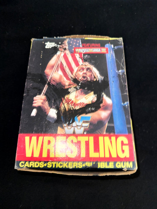1987 Topps WWF Wrestling Cards Wax Box – 36 Packs
