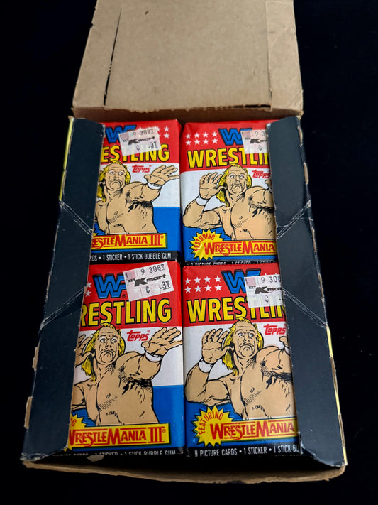 1987 Topps WWF Wrestling Cards Wax Box – 36 Packs