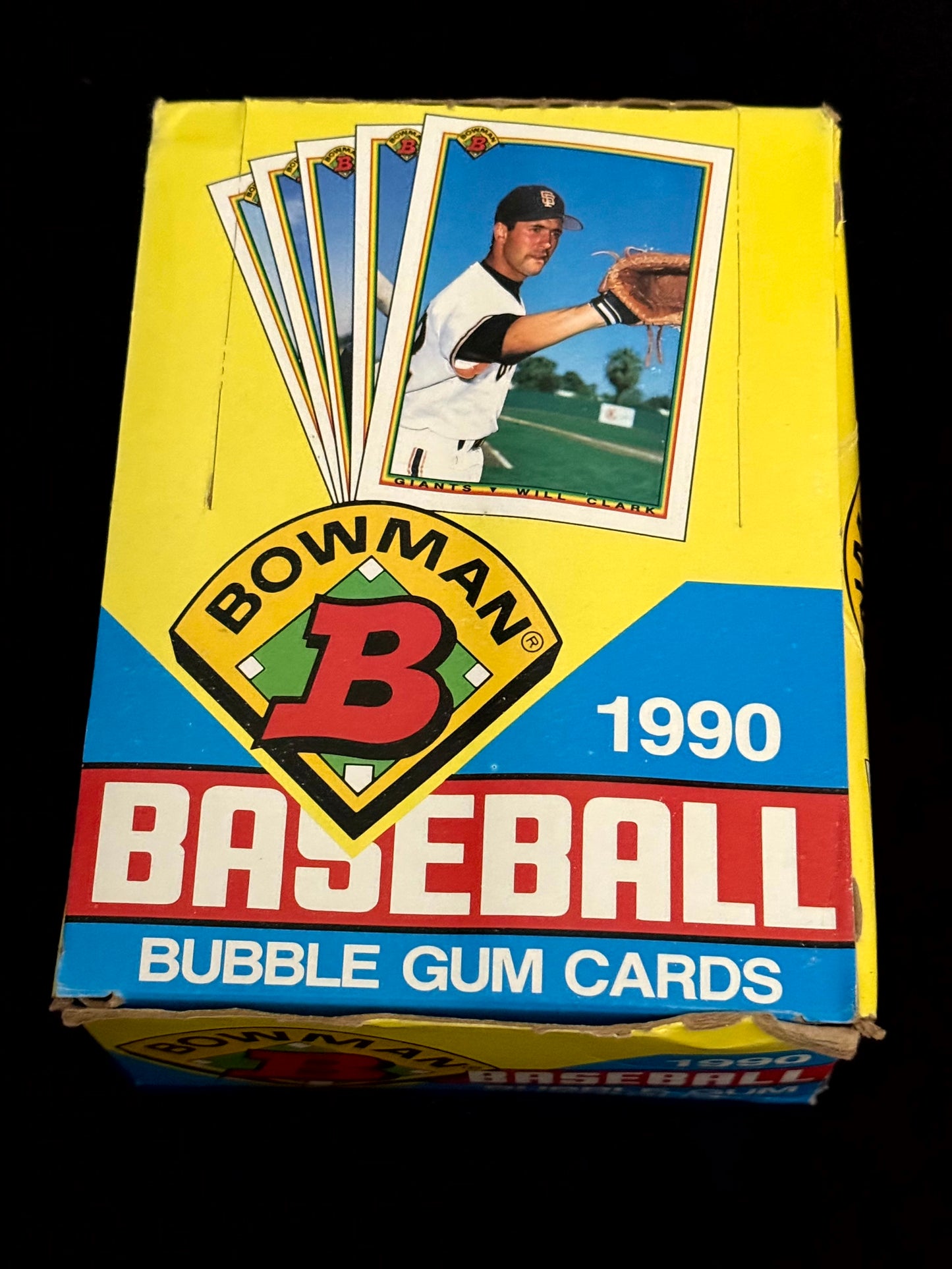 1990 Bowman Baseball Wax Box – 36-Pack Box