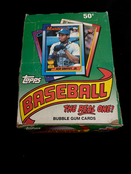 1990 Topps Baseball Wax Box – Unopened - Frank Thomas NNOF