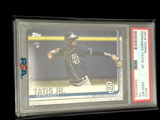 2019 Topps Series 2 Fernando Tatis Jr. Rookie – San Diego Padres – PSA 10